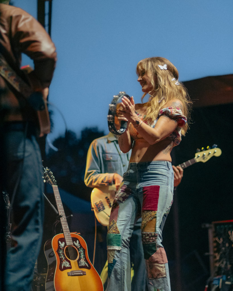 Margo Price lighting up the stage with priceless vibes